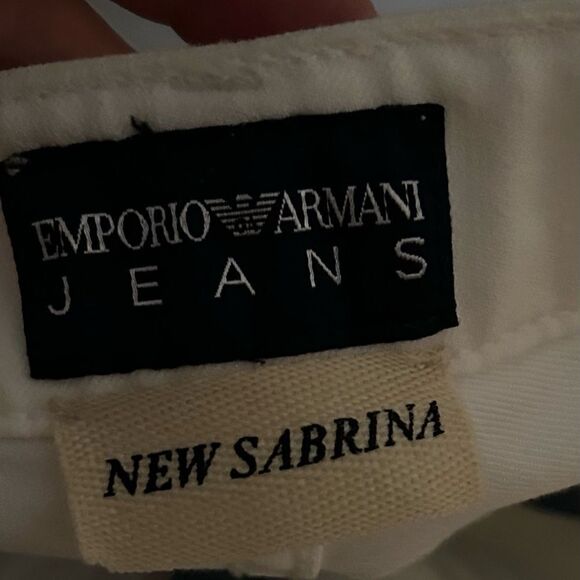 Emporio Armani White New Sabrina Skinny Jeans Designer Size 28 - Picture 4 of 16